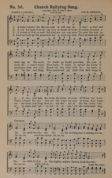Sacred Praise: for Use in Gospel Meetings, Evangelistic Services ... page 56