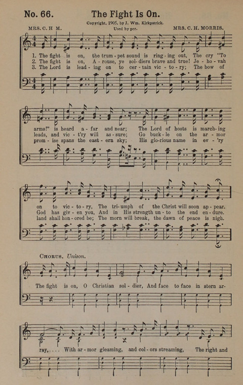 Sacred Praise: for Use in Gospel Meetings, Evangelistic Services ... page 66