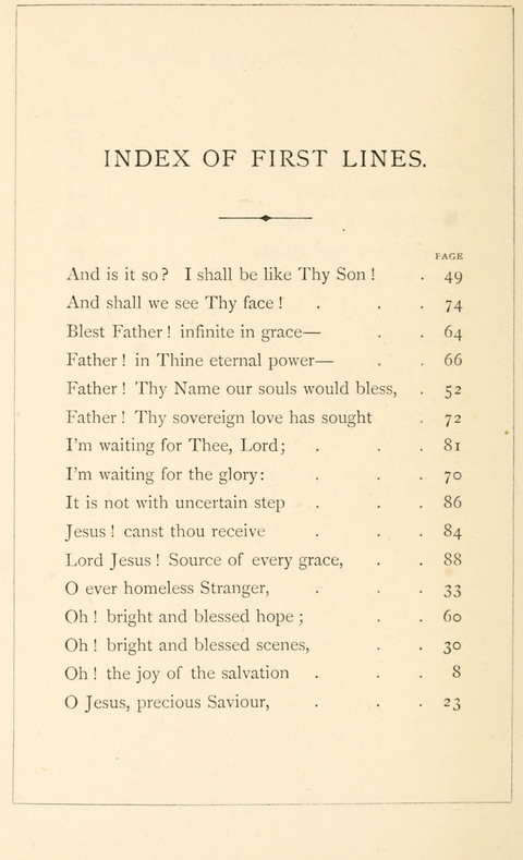 Spiritual Songs page xix