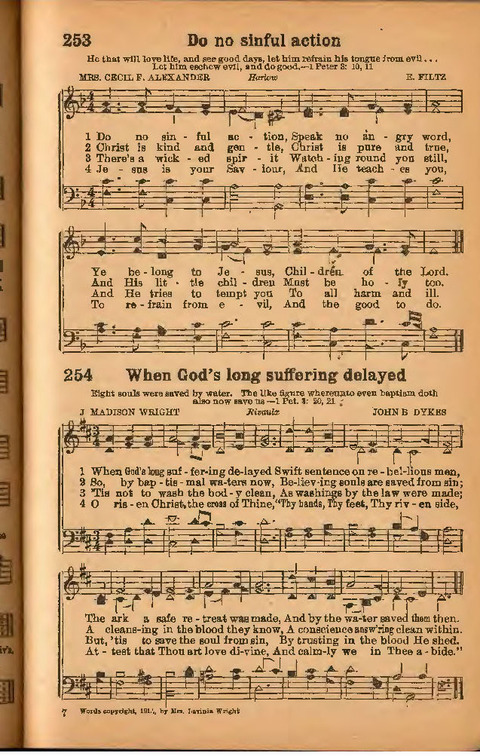 Scriptural Songs: for the young, the home, school and church page 189