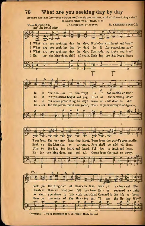 Scriptural Songs: for the young, the home, school and church page 58