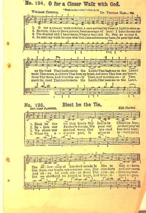 Song Service page 199