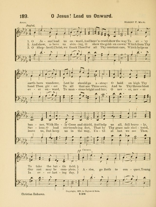 Select Songs No. 2: for the singing service in the prayer meeting; Sunday school; Christian Endeavor meetings page 138