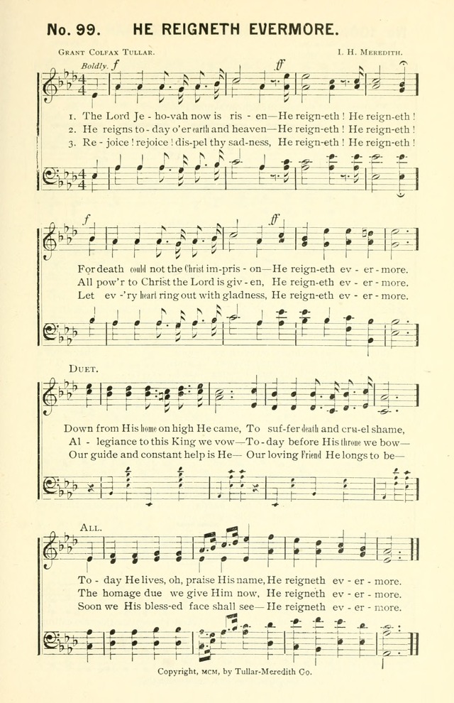 Sermons in Song No. 3: a collection of gospel hymns for use in the Sunday school, church prayer meeting, young people