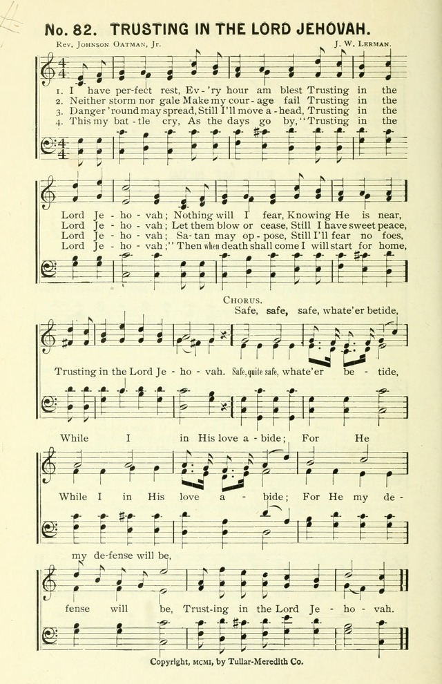 Sermons in Song No. 3: a collection of gospel hymns for use in the Sunday school, church prayer meeting, young people