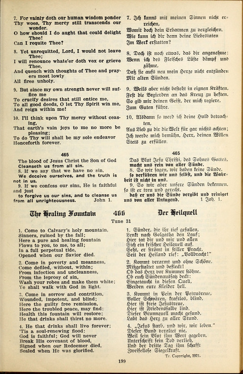 The Selah Song Book (Das Sela Gesangbuch) (2nd ed) page 197