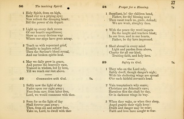 The Sabbath School: a complete collection of hymns and tunes for Sabbath schools, families, and social gatherings page 37