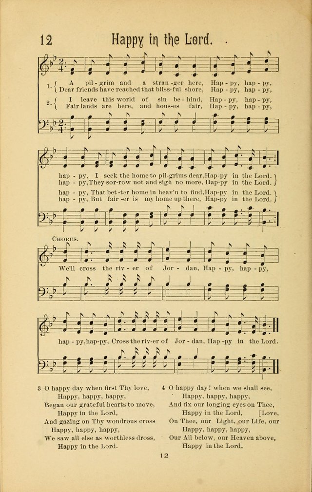 Songs and Solos used by the Christian Crusaders: in their Special Soul-Saving Work: and adapted for the church, grove, school, choir, and home page 11
