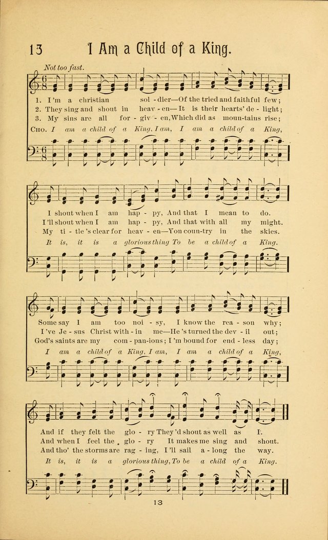 Songs and Solos used by the Christian Crusaders: in their Special Soul-Saving Work: and adapted for the church, grove, school, choir, and home page 12