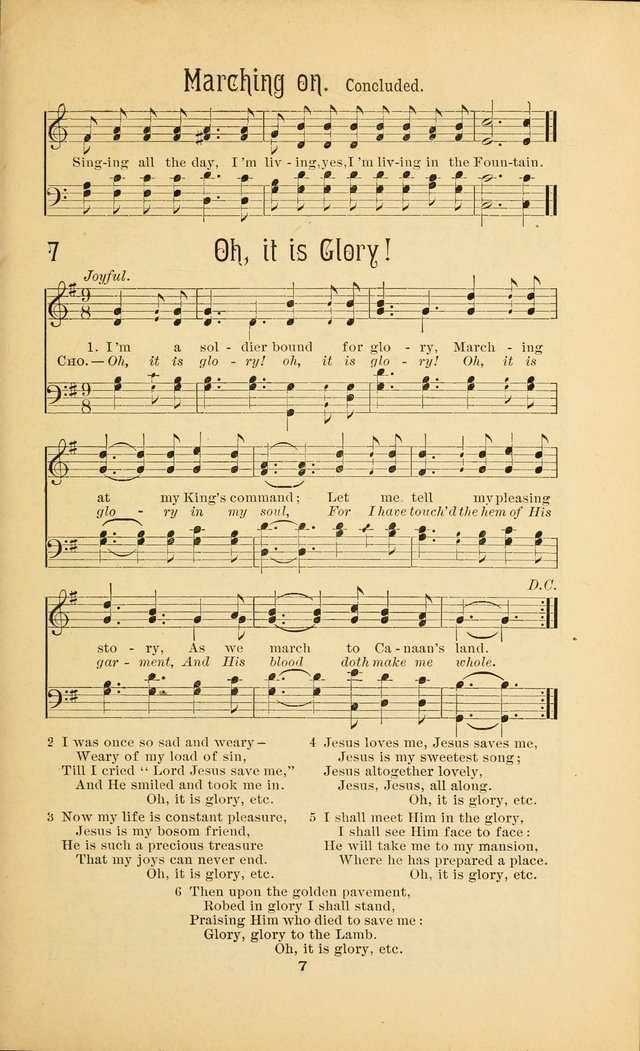Songs and Solos used by the Christian Crusaders: in their Special Soul-Saving Work: and adapted for the church, grove, school, choir, and home page 6