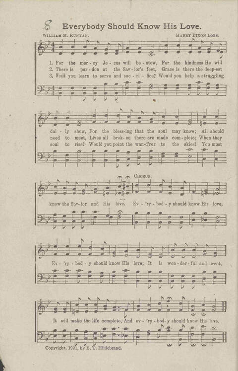 Salvation Songs: A collection of Songs and Hymns adapted to the needs of Revivals, Sabbath Schools, and Gospel Meetings Generally page 10