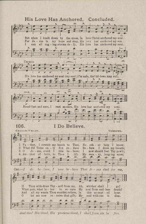 Salvation Songs: A collection of Songs and Hymns adapted to the needs of Revivals, Sabbath Schools, and Gospel Meetings Generally page 101