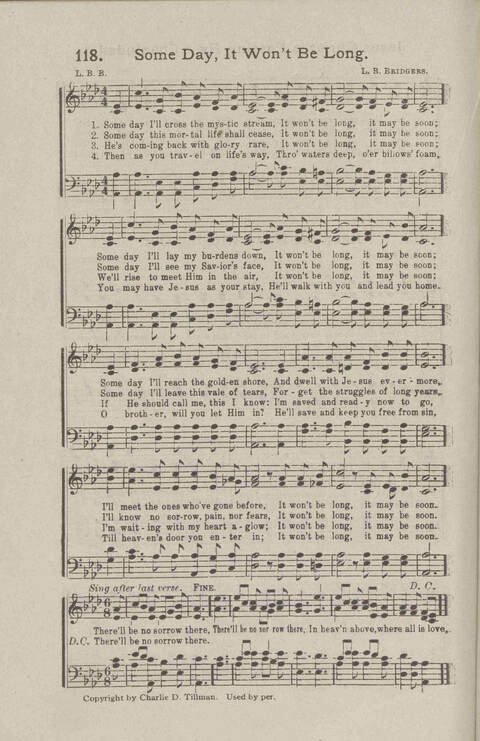 Salvation Songs: A collection of Songs and Hymns adapted to the needs of Revivals, Sabbath Schools, and Gospel Meetings Generally page 110