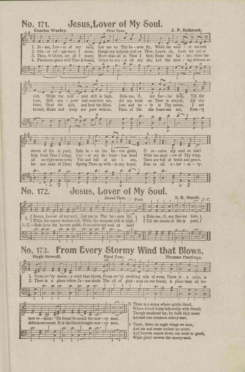 Salvation Songs: A collection of Songs and Hymns adapted to the needs of Revivals, Sabbath Schools, and Gospel Meetings Generally page 147