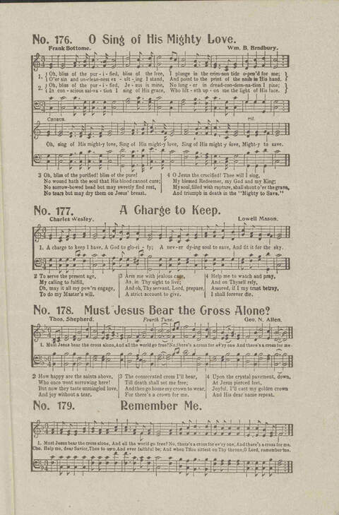 Salvation Songs: A collection of Songs and Hymns adapted to the needs of Revivals, Sabbath Schools, and Gospel Meetings Generally page 149