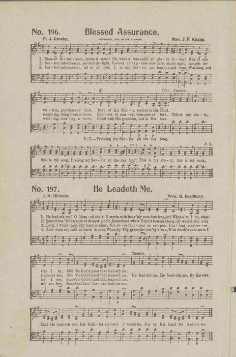 Salvation Songs: A collection of Songs and Hymns adapted to the needs of Revivals, Sabbath Schools, and Gospel Meetings Generally page 156