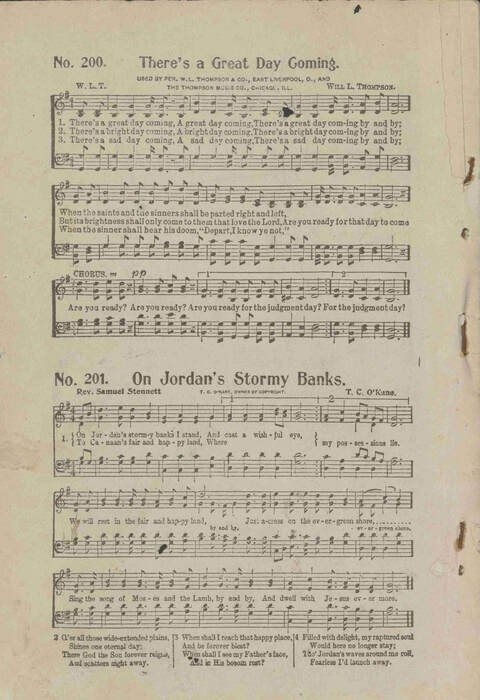 Salvation Songs: A collection of Songs and Hymns adapted to the needs of Revivals, Sabbath Schools, and Gospel Meetings Generally page 158