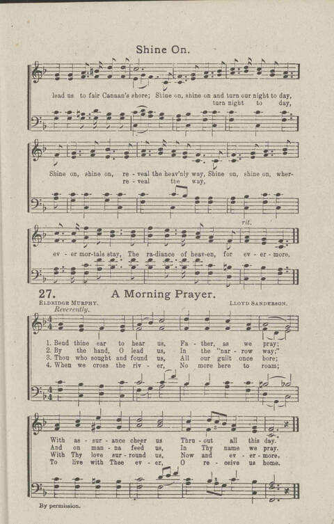 Salvation Songs: A collection of Songs and Hymns adapted to the needs of Revivals, Sabbath Schools, and Gospel Meetings Generally page 29