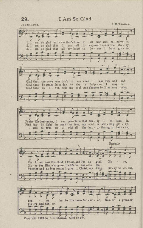 Salvation Songs: A collection of Songs and Hymns adapted to the needs of Revivals, Sabbath Schools, and Gospel Meetings Generally page 32