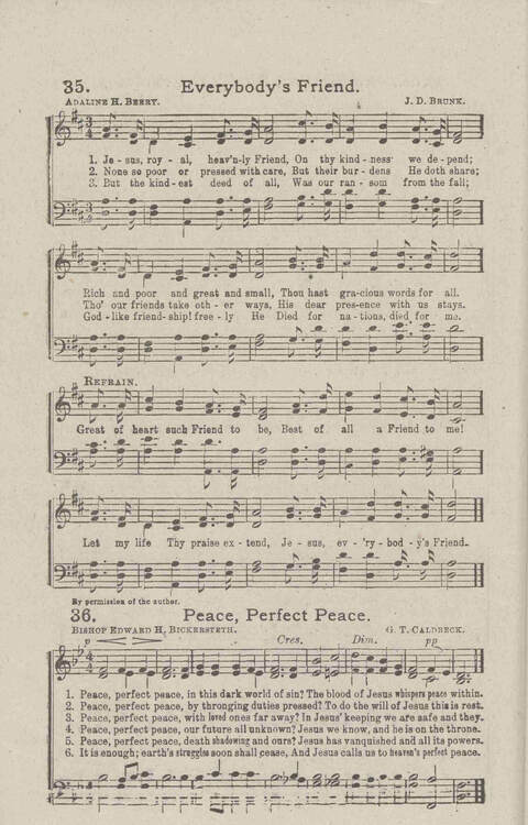 Salvation Songs: A collection of Songs and Hymns adapted to the needs of Revivals, Sabbath Schools, and Gospel Meetings Generally page 38