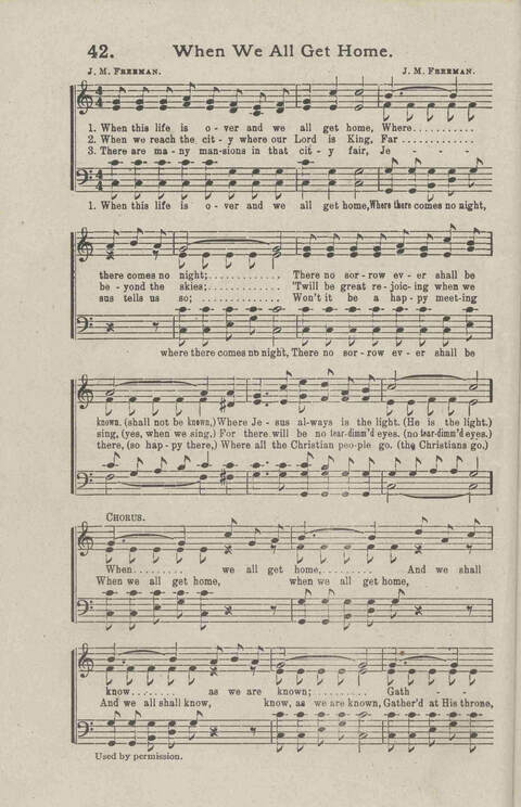 Salvation Songs: A collection of Songs and Hymns adapted to the needs of Revivals, Sabbath Schools, and Gospel Meetings Generally page 44