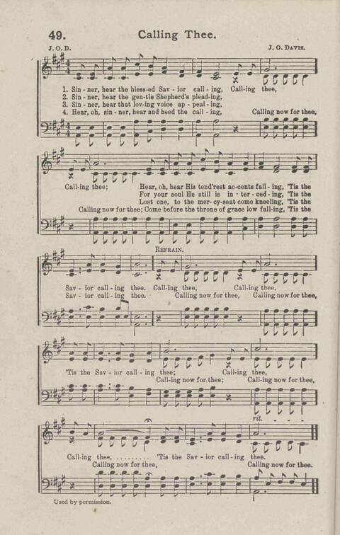 Salvation Songs: A collection of Songs and Hymns adapted to the needs of Revivals, Sabbath Schools, and Gospel Meetings Generally page 52