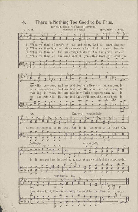 Salvation Songs: A collection of Songs and Hymns adapted to the needs of Revivals, Sabbath Schools, and Gospel Meetings Generally page 6