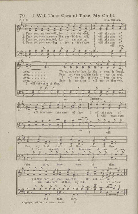 Salvation Songs: A collection of Songs and Hymns adapted to the needs of Revivals, Sabbath Schools, and Gospel Meetings Generally page 80