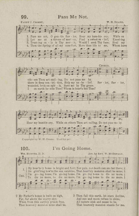 Salvation Songs: A collection of Songs and Hymns adapted to the needs of Revivals, Sabbath Schools, and Gospel Meetings Generally page 96