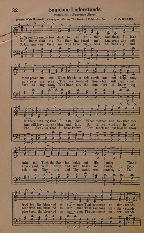 Sacred Solos and Duets: suitable for special music in church service, gospel meetings, Sunday school, Christian Endeavor, etc. page 34