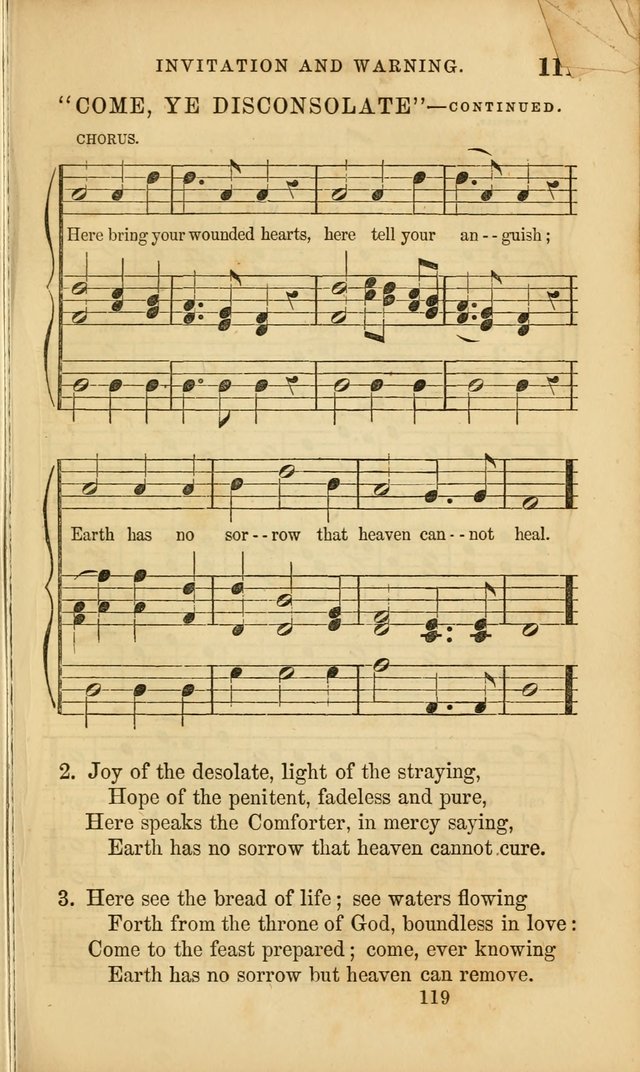 Sacred Songs for Family and Social Worship: comprising the most approved spiritual hymns with chaste and popular tunes ( New ed. rev. and enl.) page 119