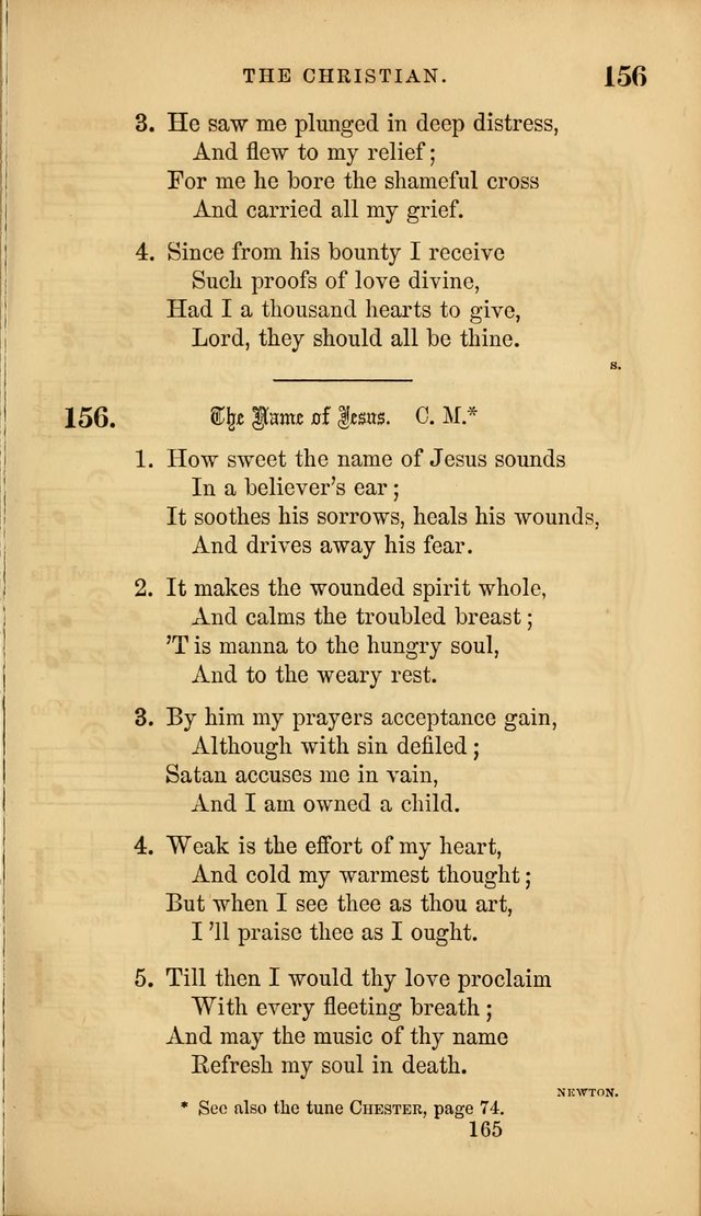 Sacred Songs for Family and Social Worship: comprising the most approved spiritual hymns with chaste and popular tunes ( New ed. rev. and enl.) page 167