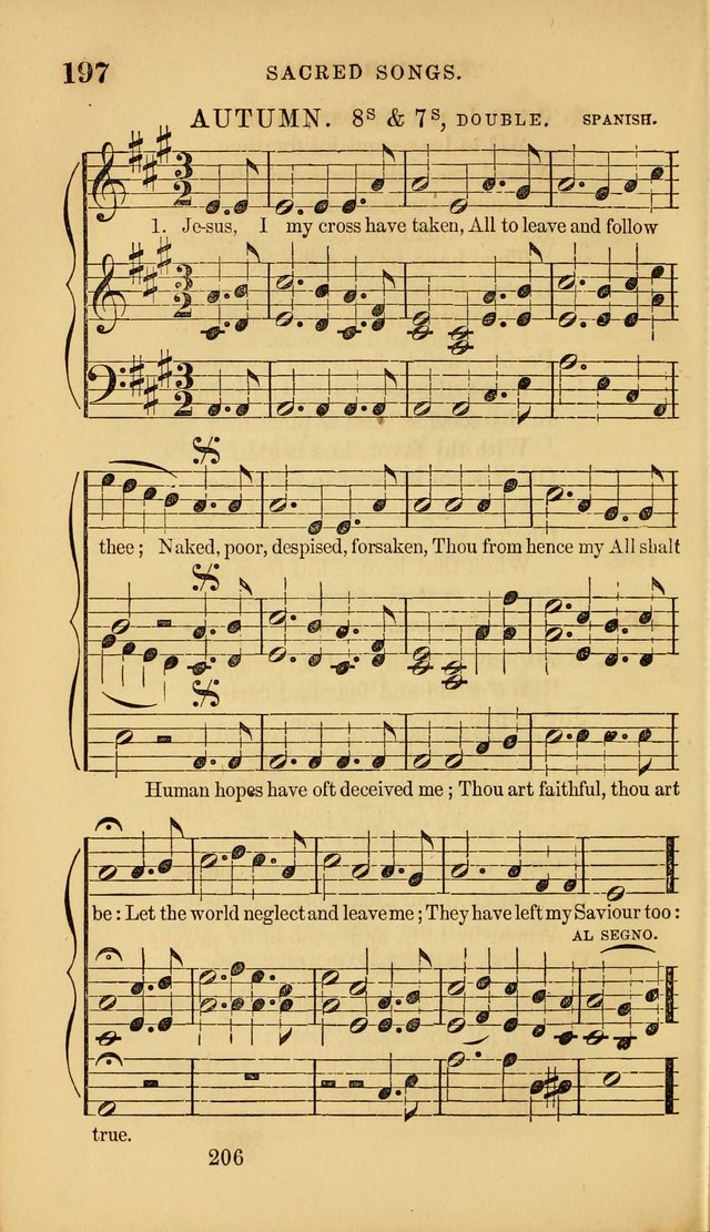 Sacred Songs for Family and Social Worship: comprising the most approved spiritual hymns with chaste and popular tunes ( New ed. rev. and enl.) page 208