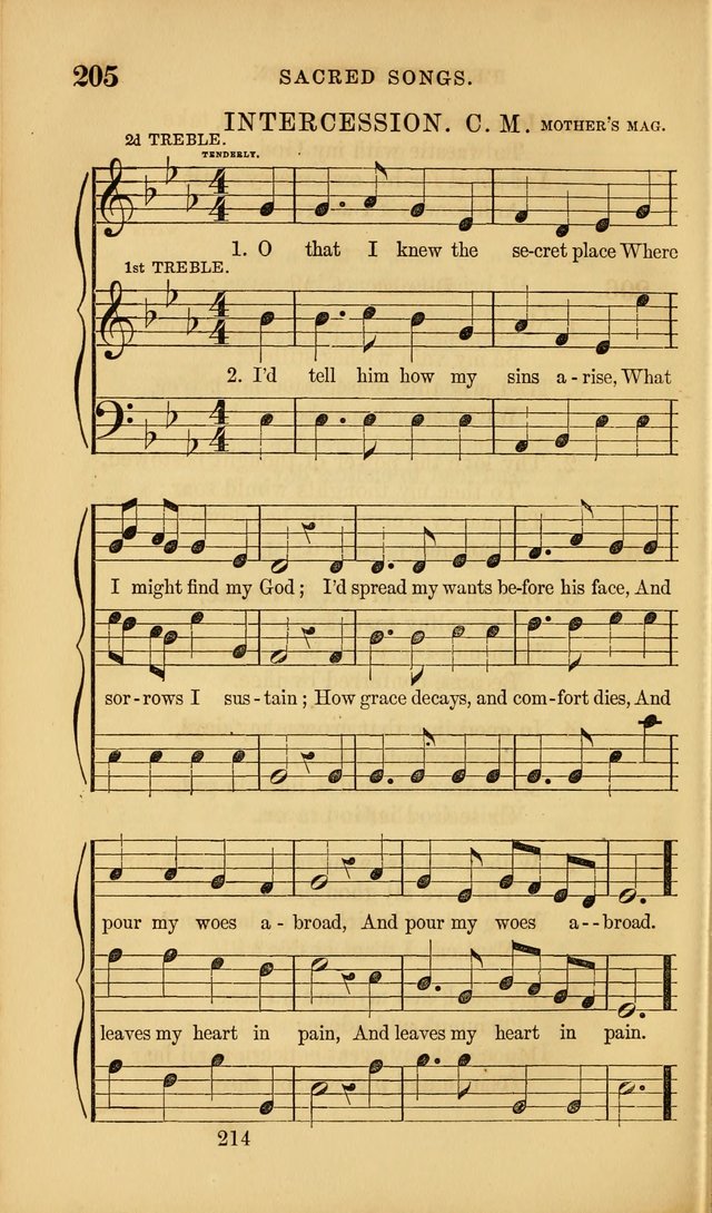 Sacred Songs for Family and Social Worship: comprising the most approved spiritual hymns with chaste and popular tunes ( New ed. rev. and enl.) page 216
