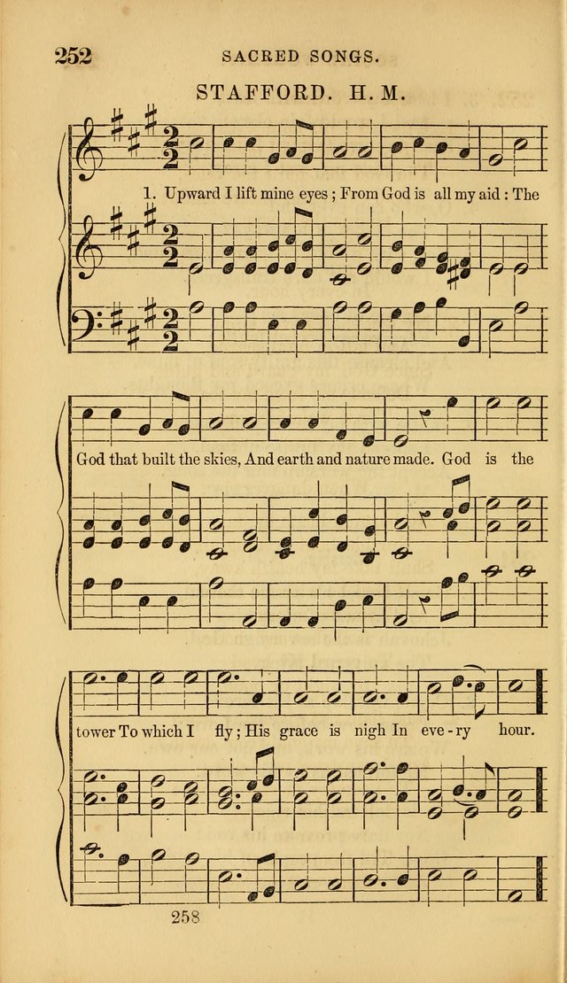 Sacred Songs for Family and Social Worship: comprising the most approved spiritual hymns with chaste and popular tunes ( New ed. rev. and enl.) page 260
