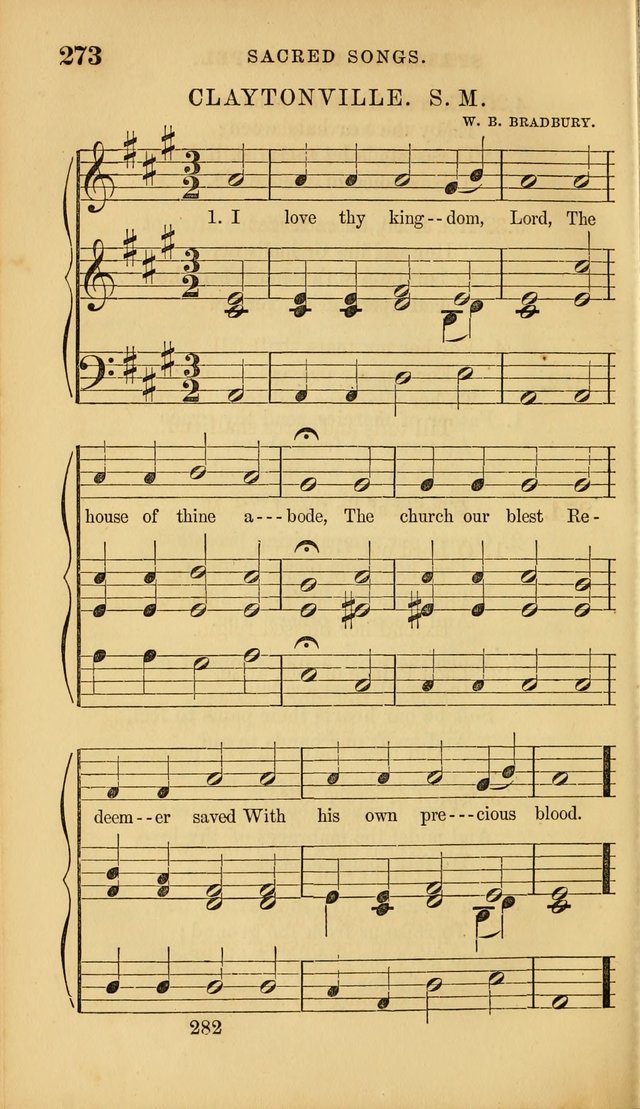Sacred Songs for Family and Social Worship: comprising the most approved spiritual hymns with chaste and popular tunes ( New ed. rev. and enl.) page 284