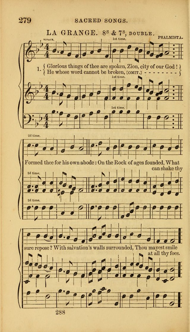 Sacred Songs for Family and Social Worship: comprising the most approved spiritual hymns with chaste and popular tunes ( New ed. rev. and enl.) page 290