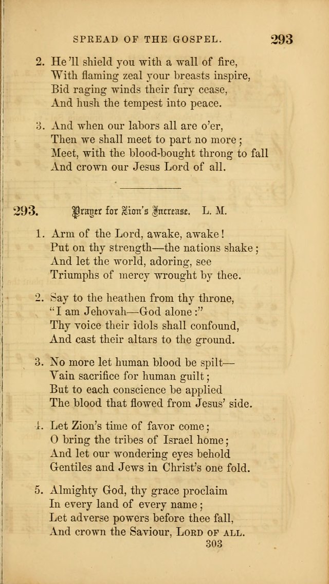 Sacred Songs for Family and Social Worship: comprising the most approved spiritual hymns with chaste and popular tunes ( New ed. rev. and enl.) page 305
