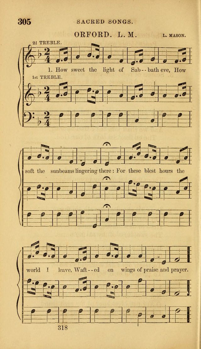 Sacred Songs for Family and Social Worship: comprising the most approved spiritual hymns with chaste and popular tunes ( New ed. rev. and enl.) page 320