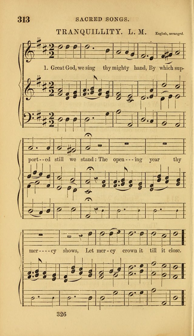 Sacred Songs for Family and Social Worship: comprising the most approved spiritual hymns with chaste and popular tunes ( New ed. rev. and enl.) page 328