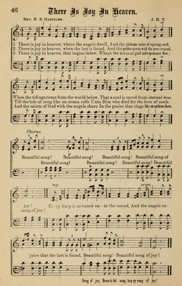 Spiritual Songs for Gospel Meetings and the Sunday School page 44