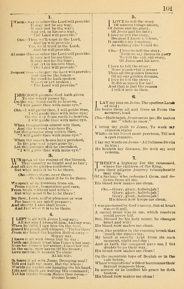 Spiritual Songs for Gospel Meetings and the Sunday School page 99