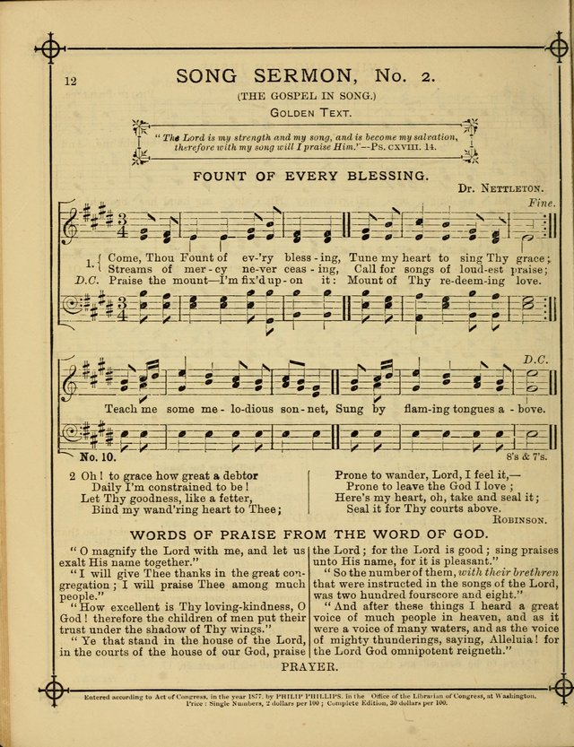 Song Sermons for General Use and Special Services page 12
