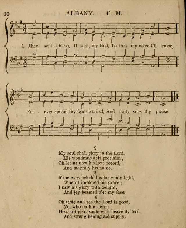 The Sabbath School Harp: being a selection of tunes and hynns, adapted to the wants of Sabbath schools, families, and social meetings (2nd ed.) page 10