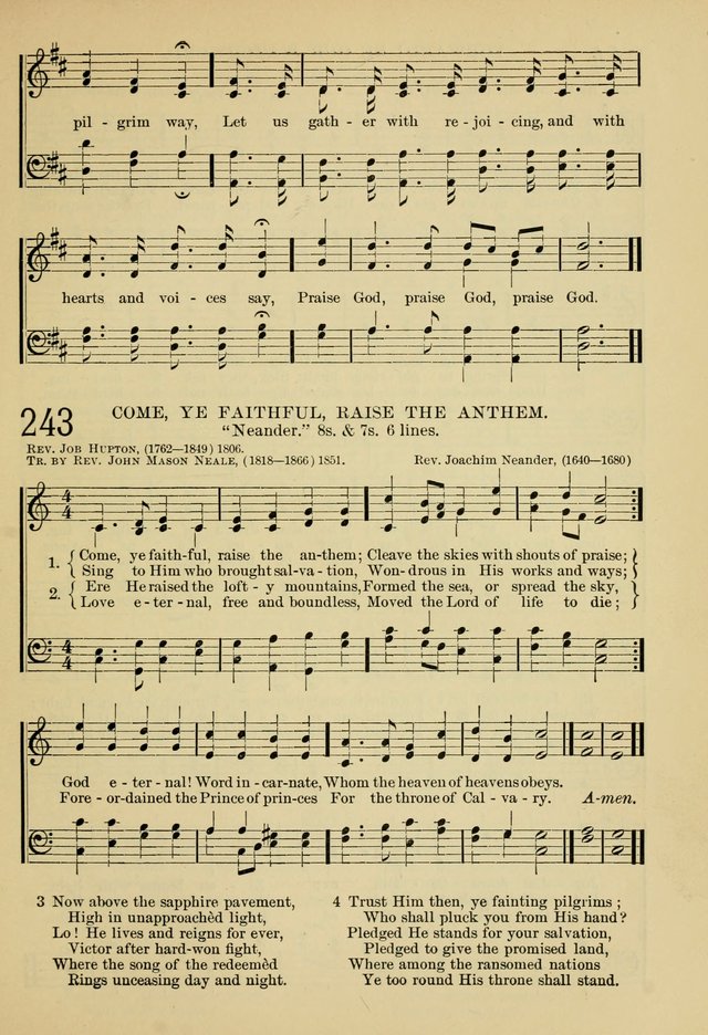The Sunday School Hymnal: with offices of devotion page 258