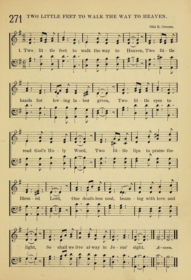 The Sunday School Hymnal: with offices of devotion page 282