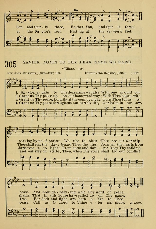 The Sunday School Hymnal: with offices of devotion page 306