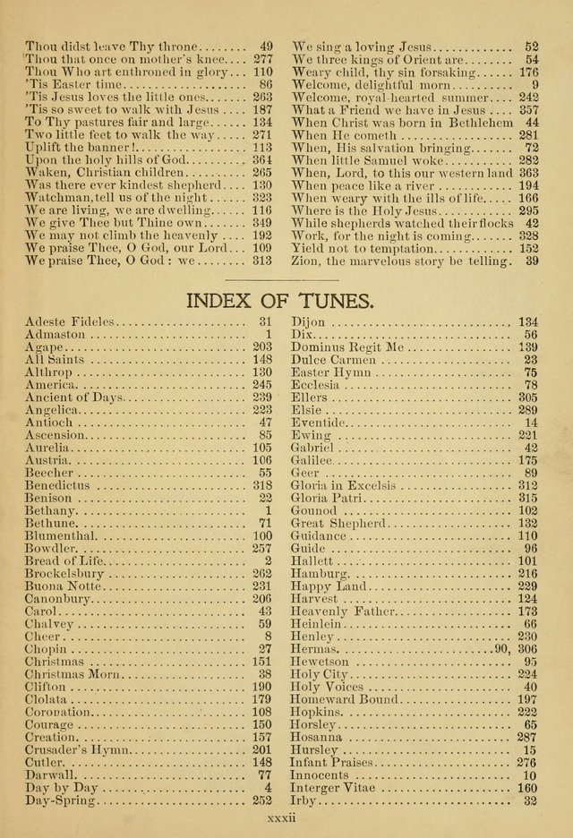 The Sunday School Hymnal: with offices of devotion page 350