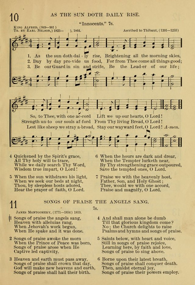 The Sunday School Hymnal: with offices of devotion page 36