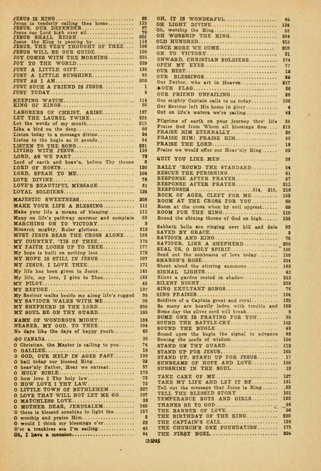 Sunday School Hymns No. 2 page 228